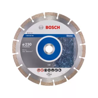   BOSCH Disc de tăiere diamantat 230 x 2,3 x 10 x 22,2 mm segmentat Standard for Stone