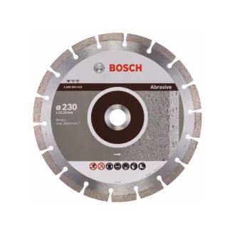   Disc de tăiat diamant BOSCH 230 x 2,3 x 10,0 x 22,2 mm segmentat Professional pentru abraziv