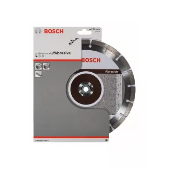   Disc de tăiat diamant BOSCH 230 x 2,3 x 10,0 x 22,2 mm segmentat Professional pentru abraziv