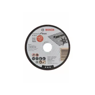   BOSCH Disc de tăiere pentru metal 115 x 1,0 x 22,2 mm inox drept WA 60 T BF Rapido