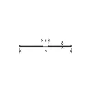 BOSCH Disc de tăiere pentru metal 115 x 1,0 x 22,2 mm inox drept WA 60 T BF Rapido