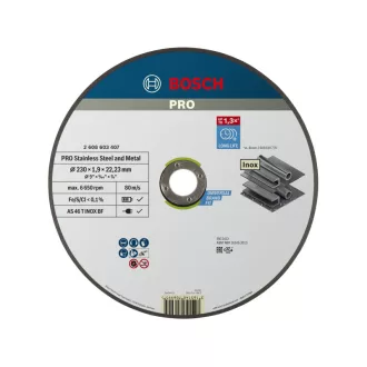   BOSCH PRO Disc de tăiere pentru inox/metal 230 x 1,9 x 22,2 mm  AS 46 T INOX BF (oSa)