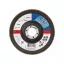Disc abraziv lamelă BOSCH conică 125 x 22,2 / P80 oxid de aluminiu X431