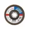 Disc abraziv lamelă BOSCH conică 125 x 22,2 / P120 oxid de aluminiu X431