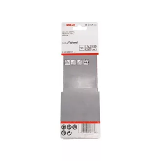 BOSCH Bandă abrazivă 75 x 457 mm / P150 (3 buc)