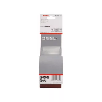 BOSCH Bandă abrazivă 75 x 457 mm / P220 (3 buc)