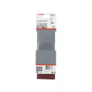 BOSCH Bandă abrazivă în 3 părți 75 x 457 mm / P60,P80,P100 (set de 3 bucăți)