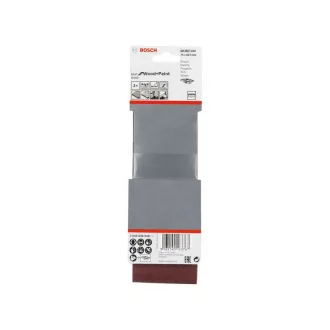   BOSCH Bandă abrazivă în 3 părți 75 x 457 mm / P60,P80,P100 (set de 3 bucăți)