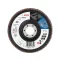 Disc abraziv lamelă BOSCH conică 125 x 22,2 / P40 zirconiu-corindon X551 inox