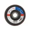 BOSCH Disc de șlefuit lamelă conic 125 x 22,2 / P60 zirconiu-corindon X551 inox