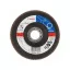 BOSCH Disc de șlefuit lamelă conic 125 x 22,2 / P60 zirconiu-corindon X551 inox