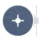 BOSCH PRO Disc de fibră pentru metal 125 x 22,2 mm / P60 oxid de zirconiu