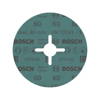  BOSCH PRO Disc de fibră pentru metal 125 x 22,2 mm / P60 oxid de zirconiu