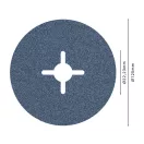 BOSCH PRO Disc de fibră pentru metal 125 x 22,2 mm / P80 oxid de zirconiu
