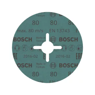   BOSCH PRO Disc de fibră pentru metal 125 x 22,2 mm / P80 oxid de zirconiu