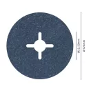 BOSCH PRO Disc abraziv pentru metal 125 x 22,2 mm / P36 oxid de zirconiu