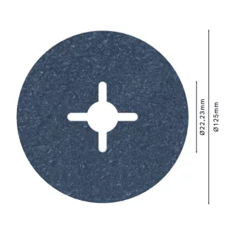   BOSCH PRO Disc abraziv pentru metal 125 x 22,2 mm / P36 oxid de zirconiu