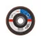 Disc abraziv lamelă BOSCH conică 125 x 22,2 / P120 zirconiu-corindon X551 inox