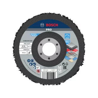 BOSCH PRO Disc de curățare 125 mm pentru metal/inox N377