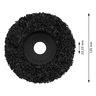 BOSCH PRO Disc de curățare 125 mm pentru metal/inox N377