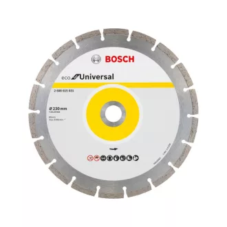   Disc de tăiere cu diamant BOSCH 230 x 2,6 x 7,0 x 22,2 mm segmentat ECO pentru Universal