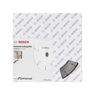   BOSCH Disc de tăiere cu diamant 230 x 2,6 x 7,0 x 22,2 mm segmentat ECO pentru Universal (10 buc)