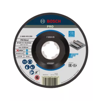   BOSCH Disc de curățare pentru metal 125 x 6,0 x 22,2 mm Expert for Metal A 30 T BF