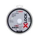 BOSCH Disc de tăiere pentru metal 125 x 1,0 x 22,2 mm inox drept WA 60 T BF X-LOCK