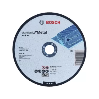   BOSCH Disc de tăiere pentru metal 180 x 1,6 x 22,2 mm înclinat Standard for Metal A 46 S BF
