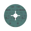 BOSCH PRO Disc de fibră pentru inox 125 x 22,2 mm / P100 ceramică cu granulație
