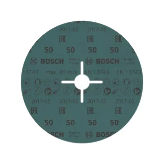   BOSCH PRO Disc de fibră pentru inox 180 x 22,2 mm / P50 ceramică zgrunțuită