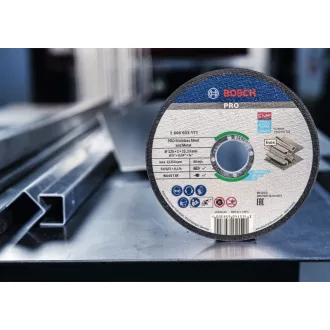   BOSCH PRO Disc de tăiere pentru inox/metal 115 x 1,0 x 22,2 mm St. Steel & Metal în ambalaj de găleată (100 buc)