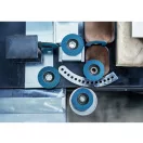 BOSCH Disc lamelar de șlefuit conic 125 x 22,2 / P40 oxid de aluminiu X451 Multi Material