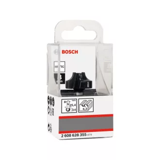   BOSCH Freză cu profil "E" cu rulment de bile din carburi 25,4 (r=6,3 mm) x 14 x 46 x 8 mm