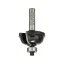 BOSCH Freză cu profil "F" din carbura de tungsten cu rulment de bilă 35,0 (r=9,5 mm) x 16,2 x 59 x 8 mm