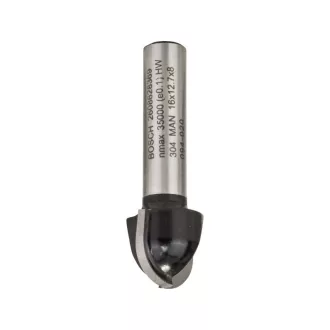   BOSCH Freza de adâncire din carbură dură 16,0 (r=8 mm) x 12,4 x 45 x 8 mm