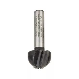   BOSCH Freză pentru caneluri din metal dur 20,0 (r=10 mm) x 12,4 x 46 x 8 mm