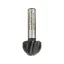 BOSCH Freză pentru caneluri din metal dur 20,0 (r=10 mm) x 12,4 x 46 x 8 mm
