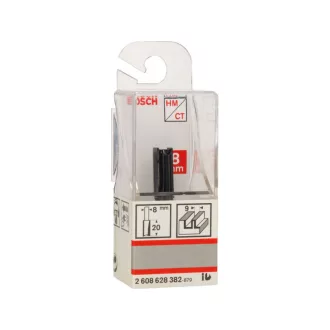   BOSCH Freză cu carbură de tungsten cu muchie dreaptă 9,0 x 19,6 x 51 x 8 mm