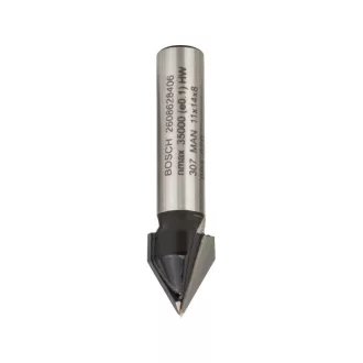   BOSCH Freză cu vârf de carbură în formă de V 11,0 x 14 x 45 x 8 mm / 60°