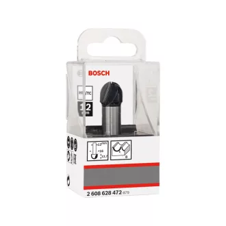   BOSCH Freză cu capăt de carbură 16,0 (r=8 mm) x 12,7 x 54 x 12 mm