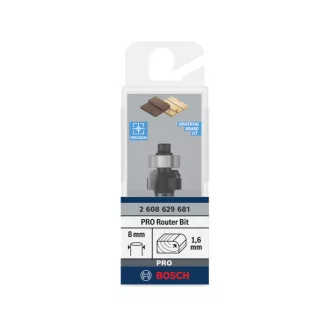 BOSCH PRO Freză rotunjire R1,6 x 7,9 x 8 mm