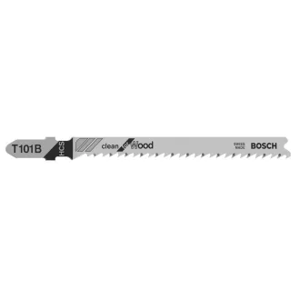   Pânză de ferăstrău alternativ BOSCH pentru lemn T 101 B 100/2,7 mm (5 buc)