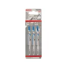 Pânză de ferăstrău alternativ BOSCH pentru aluminiu T227D 100/3,0 mm HSS (3 buc)