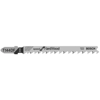   Pânză de ferăstrău alternativ BOSCH pentru lemn de esență tare T 144 DF 100/4,0-5,2 mm bimetal (5 buc)