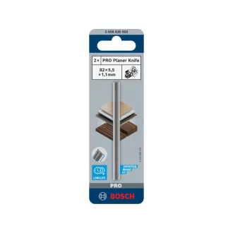 BOSCH PRO Lama de rindea 82 x 5,5 x 1,1 mm (2 buc)