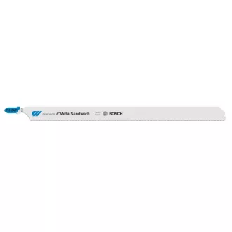  Pânză de ferăstrău pentru decoupage BOSCH T 1018 AFP / dinți ondulați 250 mm, pentru panouri sandwich metalice (3 buc)