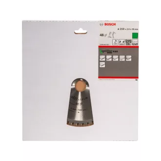   BOSCH Disc de tăiere pentru lemn, 210 x 30 x 2,0 mm / 48T Optiline Wood ATB / N