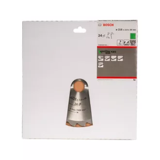   BOSCH Disc de tăiere pentru lemn 216 x 30 x 2,0 mm / 24T Optiline Wood ATB / N