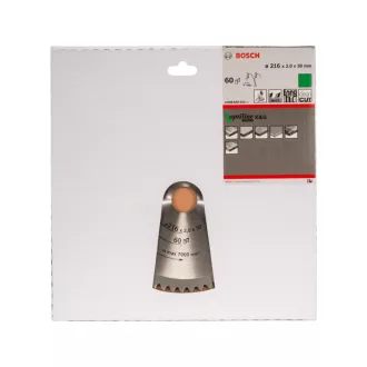   BOSCH Disc de tăiere pentru lemn 216 x 30 x 2,0 mm / 60T Optiline Wood ATB / N
